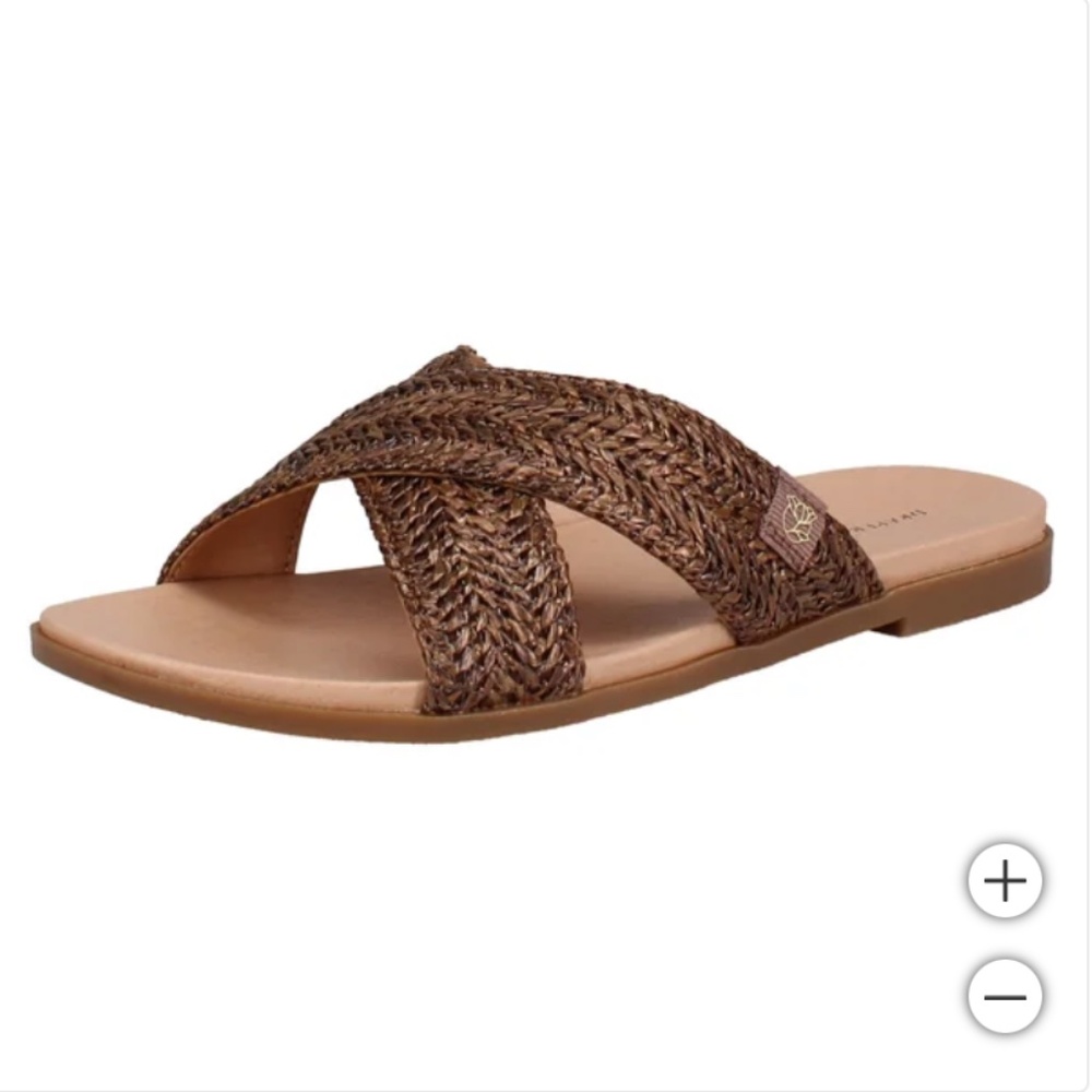 Draper James Women's Raffia Sandal - Brown Size 9 | Summer
